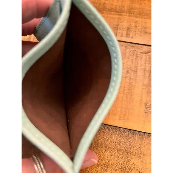 Tiffany & Co Leather Card Case in Tiffany Blue - Picture 4 of 7